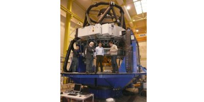 JST250 telescope during factory acceptance tests (Liege, Belgium)