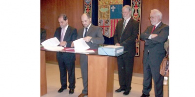 Award of contract signing for the construction of the OAJ