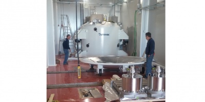 The aluminizing vacuum chamber at OAJ