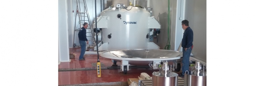 The aluminizing vacuum chamber at OAJ