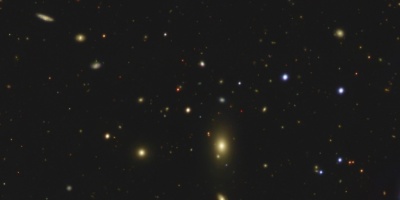  Color image of an area of ​​the sky observed with J-PAS