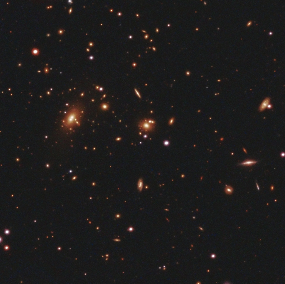 Cutaway of an area of the deep Universe observed by the J-PAS survey. Credit: Jose Luis Lamadrid/CEFCA.